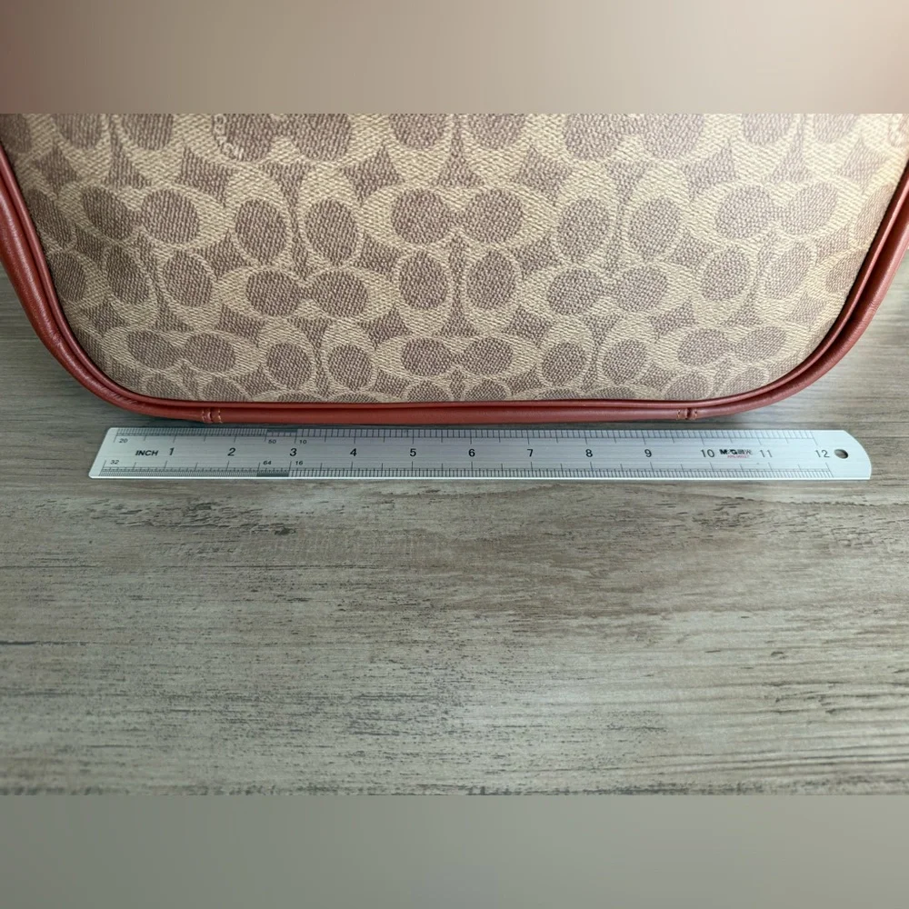 Coach signature coated